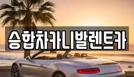 대전광역시 유성구 세동 렌트카 전문 승합차카니발렌트카