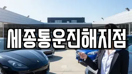 부산 강서구 명지동 렌트카 전문 세종통운진해지점