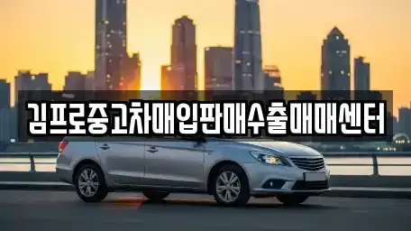 부산 금정구 중고차 전문 김프로중고차매입판매수출매매센터
