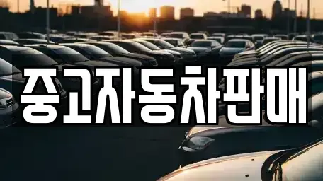 부산 금정구 중고차 전문 중고자동차판매