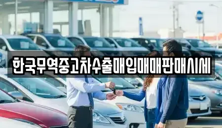 부산 남구 대연동 중고차 전문 한국무역중고차수출매입매매판매시세