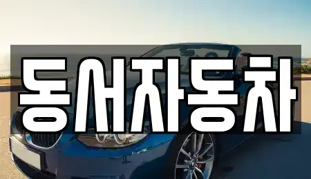 부산 중구 남포동5가 중고차 전문 동서자동차