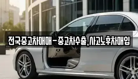 부산 중구 남포동5가 중고차 전문 전국중고차매매-중고차수출,사고노후차매입