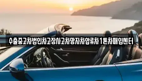 부산광역시 남구 용당동 중고차매입 전문 수출중고차법인차고장사고차망자차압류차1톤차매입센터