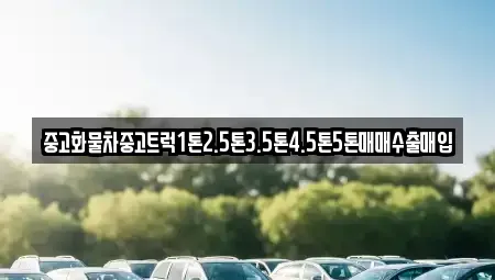 부산광역시 남구 용당동 중고차매입 전문 중고화물차중고트럭1톤2.5톤3.5톤4.5톤5톤매매수출매입