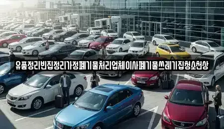 서울 서대문구 충정로3가 중고차매입 전문 유품정리빈집정리가정폐기물처리업체이사폐기물쓰레기집청소천상