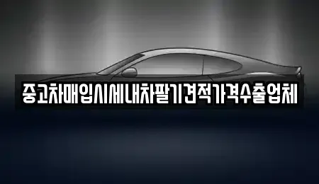 서울 서대문구 충정로3가 중고차매입 전문 중고차매입시세내차팔기견적가격수출업체