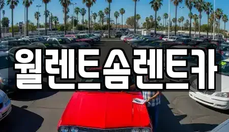서울 서대문구 홍제동 렌트카 전문 월렌트솜렌트카