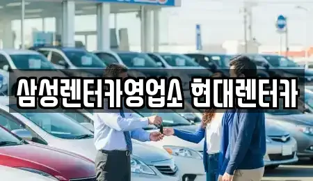 서울 은평구 신사동 렌트카 전문 삼성렌터카영업소 현대렌터카