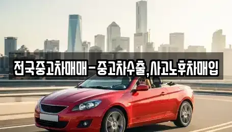 서울특별시 도봉구 창동 중고차매입 전문 전국중고차매매-중고차수출,사고노후차매입