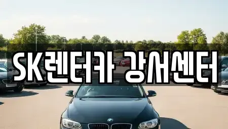 서울특별시 영등포구 양평동4가 장기렌트카 전문 SK렌터카 강서센터