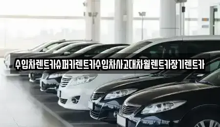 서울특별시 영등포구 양평동4가 장기렌트카 전문 수입차렌트카슈퍼카렌트카수입차사고대차월렌트카장기렌트카