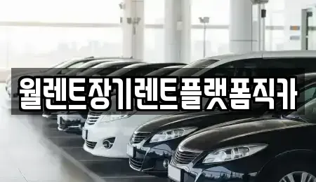 서울특별시 영등포구 양평동4가 장기렌트카 전문 월렌트장기렌트플랫폼직카