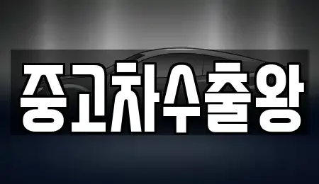 서울특별시 영등포구 양평동4가 중고차매매 전문 중고차수출왕