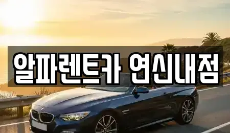 서울특별시 은평구 대조동 렌트카 전문 알파렌트카 연신내점