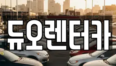 서울특별시 종로구 혜화동 렌트카 전문 듀오렌터카
