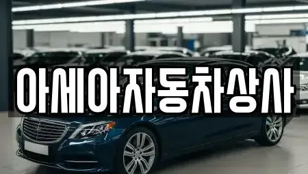 서울특별시 종로구 혜화동 중고차매매 전문 아세아자동차상사