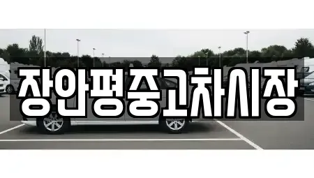 서울특별시 종로구 혜화동 중고차매매 전문 장안평중고차시장