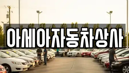 서울특별시 중구 신당동 중고차매매 전문 아세아자동차상사