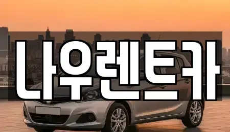 세종특별자치시 조치원읍 렌트카 전문 나우렌트카