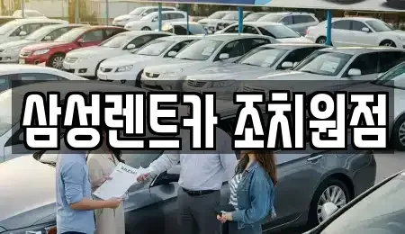 세종특별자치시 조치원읍 렌트카 전문 삼성렌트카 조치원점