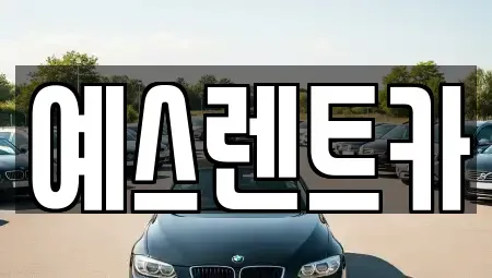 울산 울주군 상북면 렌트카 전문 예스렌트카