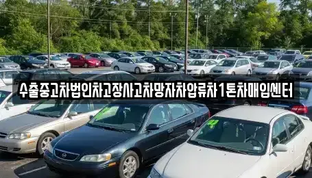 인천 남동구 서창동 중고차매입 전문 수출중고차법인차고장사고차망자차압류차1톤차매입센터