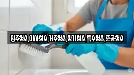 입주청소,이사청소,거주청소,상가청소,특수청소,준공청소