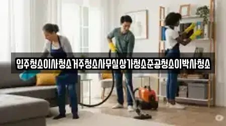 입주청소이사청소거주청소사무실상가청소준공청소이박사청소