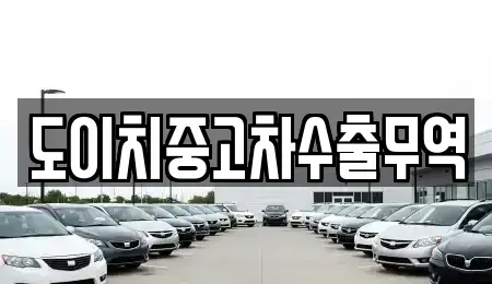 전라남도 영암군 삼호읍 중고차매매 전문 도이치중고차수출무역