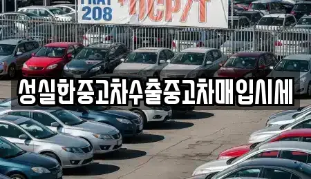 전북 순창군 중고차매입 전문 성실한중고차수출중고차매입시세