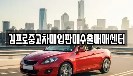 전북특별자치도 김제시 용동 중고차매입 전문 김프로중고차매입판매수출매매센터