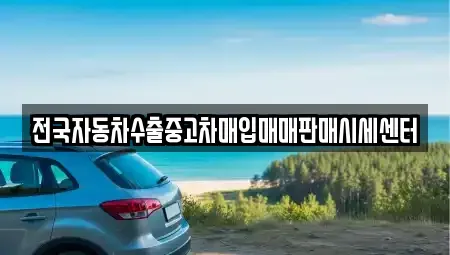 충남 공주시 검상동 중고차매매 전문 전국자동차수출중고차매입매매판매시세센터