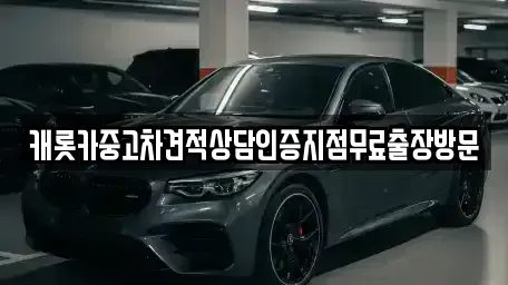 충남 공주시 검상동 중고차매매 전문 캐롯카중고차견적상담인증지점무료출장방문