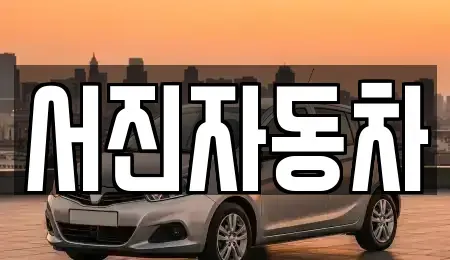 충남 서산시 석림동 중고차매매 전문 서진자동차