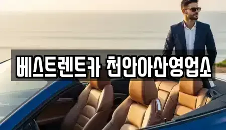 충남 천안시 동남구 목천읍 렌트카 전문 베스트렌트카 천안아산영업소