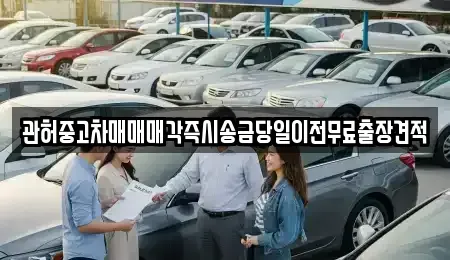 충남 천안시 동남구 목천읍 중고차매매 전문 관허중고차매매매각즉시송금당일이전무료출장견적