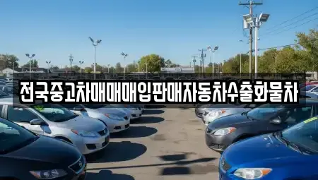 충남 천안시 동남구 목천읍 중고차매매 전문 전국중고차매매매입판매자동차수출화물차