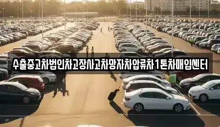 충남 천안시 동남구 안서동 중고차매입 전문 수출중고차법인차고장사고차망자차압류차1톤차매입센터