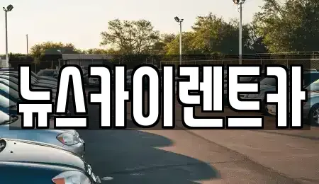 충청남도 공주시 신기동 렌트카 전문 뉴스카이렌트카