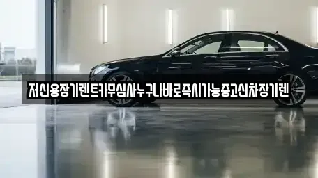 충청남도 공주시 신기동 장기렌트카 전문 저신용장기렌트카무심사누구나바로즉시가능중고신차장기렌