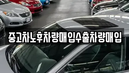충청남도 공주시 신기동 중고차 전문 중고차노후차량매입수출차량매입