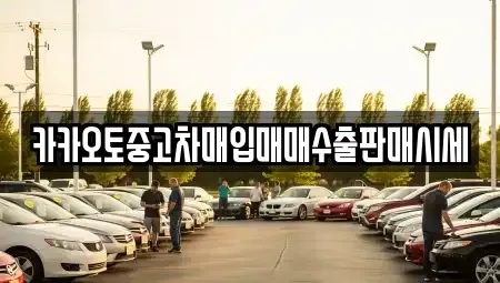 충청남도 공주시 신기동 중고차 전문 카카오토중고차매입매매수출판매시세