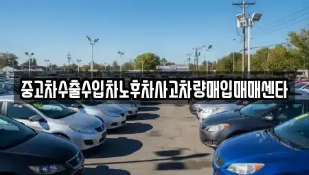 충청남도 태안군 태안읍 중고차매입 전문 중고차수출수입차노후차사고차량매입매매센타