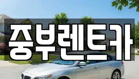 충청북도 음성군 음성읍 렌트카 전문 중부렌트카