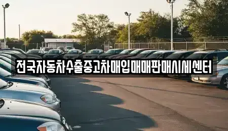 충청북도 음성군 음성읍 중고차 전문 전국자동차수출중고차매입매매판매시세센터