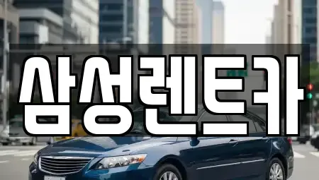 충청북도 청주시 상당구 가덕면 렌트카 전문 삼성렌트카