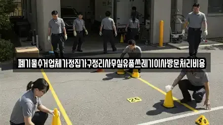 폐기물수거업체가정집가구정리사무실유품쓰레기이사방문처리비용